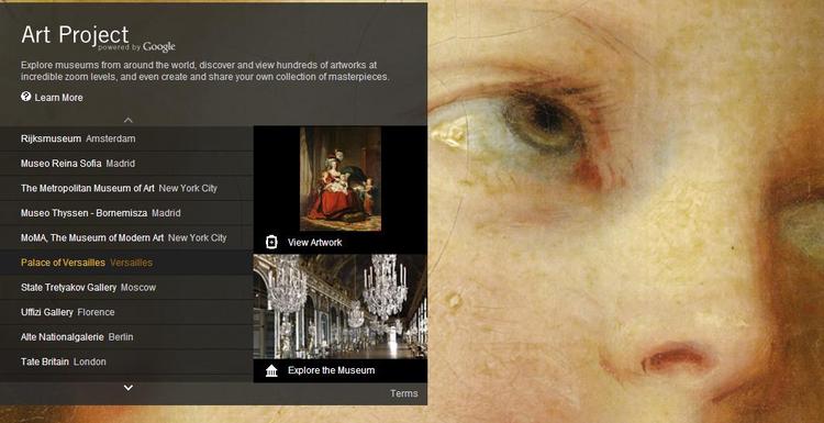 Screendump fra kunstprojektet 'ArtProject'. 