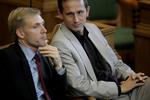 Undren. Hverken Kristian Thulesen Dahl eller Kristian Jensen fatter noget af den aktuelle busstrejke. 