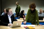 Potentiale. Dagens skribenter anslår, at det samlede potentiale for effektivisering af den offentlige sektors borgerkontakt er på omkring 8 milliarder kroner årligt. (Arkivfoto) 