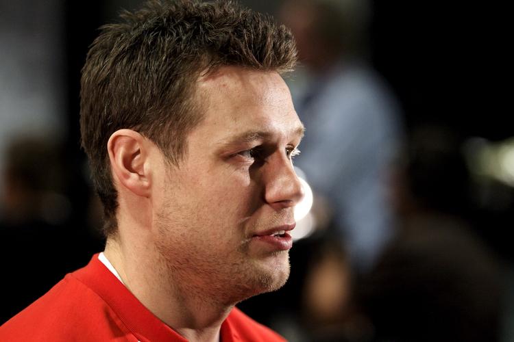 skrøbelig. Michael V. Knudsen nåede lige at være med til VM for Danmark, før han igen blev skadet. 