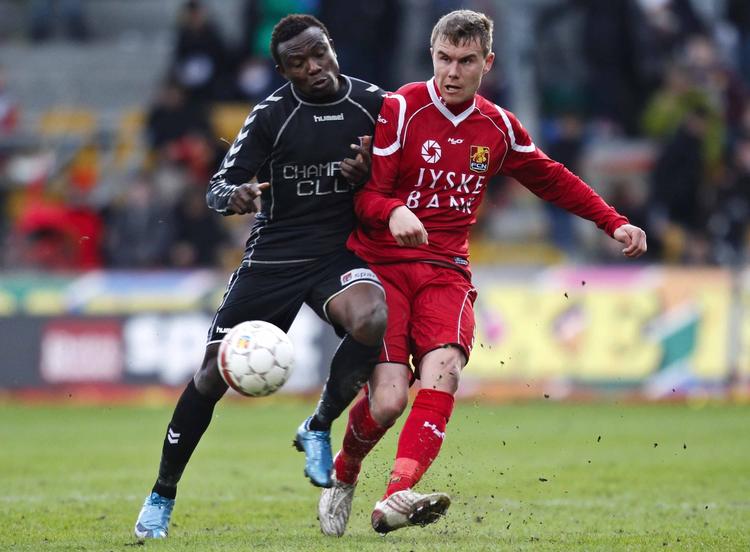 fravalg. Andreas Bjelland har haft en rigtig flot sæson i superligaen med debut på det 'rigtige' landshold. 