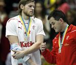 medaljer. Hvad der skal ske med VM-sølvmedaljen, har Mikkel Hansen endnu ikke helt taget stilling til. 