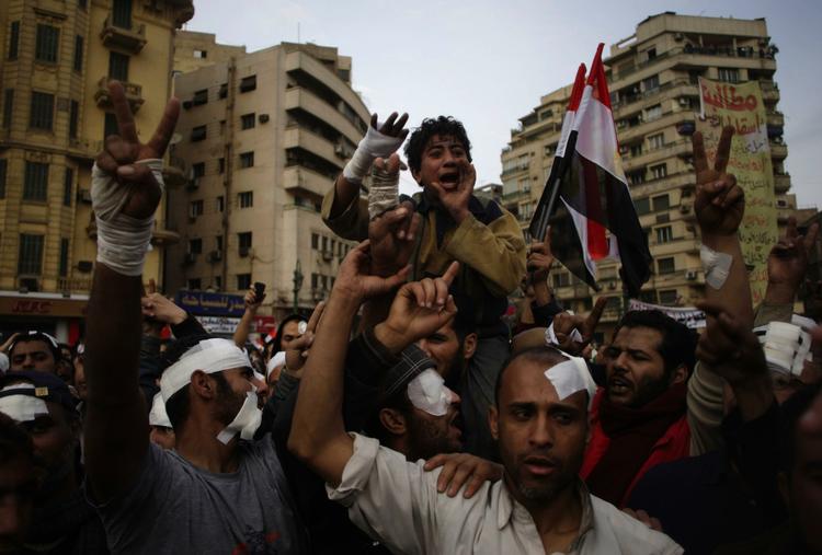 MISFORSTÅELSE. Politiken.dk's oplevede i dag en euforisk stemning på Tahrir-pladsen. 