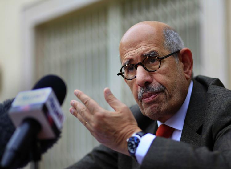 Nobelprisvinder. Mohamed ElBaradei har fået meget opmærksomhed, efter at han er vendt tilbage til Egypten. 