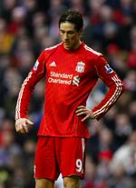 underpræstation? Fernando Torres er ikke blevet populær blandt Liverpool-fans efter rekordskiftet til Chelsea. 