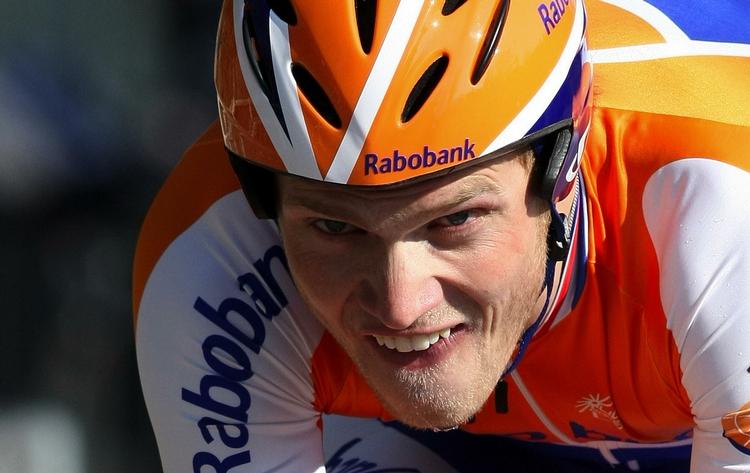KRAFTVÆRK. Lars Boom trampede fra samtlige konkurrenter på dagens enkelstart i Tour of Qatar. 