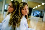Sidelinjen. June Fladborg er foreløbig blevet opereret fire gange i hælen, og hun undgår nok ikke et femte indgreb. Derfor er alle comebackplaner udskudt. Foto: Camilla Stephan (arkiv) 
