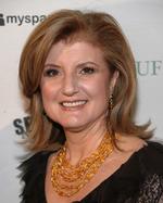 Match. Ariana Huffington og AOL's direktør Tim Armstrong mødtes tilfældigt til en konference i november og så tilsyneladende meget ens på tingene. »Vi færdiggjorde nærmest hinandens sætninger«, siger fru Huffington om begyndelsen på det nye samarbejde. Foto: AP 