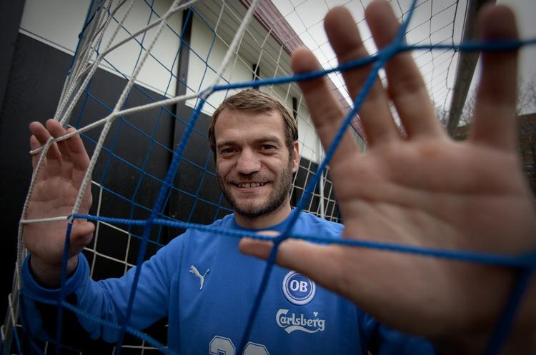 sikker. Den rutinerede målmand Roy Carroll har været en god investering for OB. Arkivfoto. 