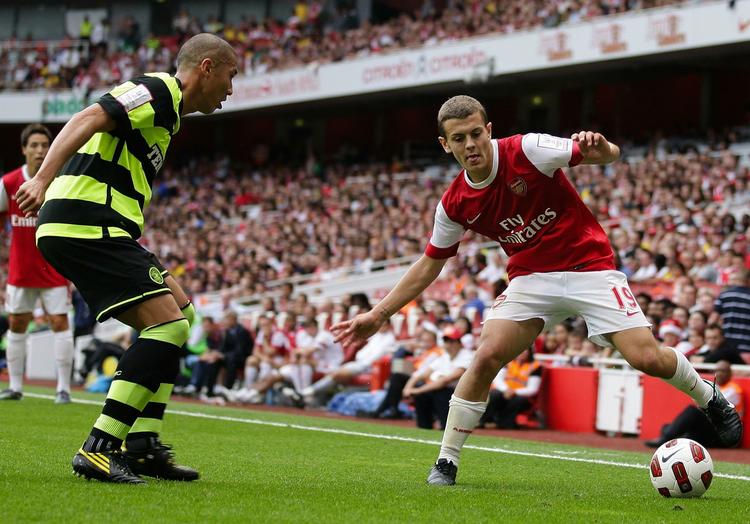 talent. Jack Wilshere (t.h.) kan få en stor karriere, spår Englands italienske manager. 