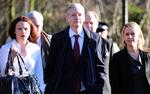 Julian Assange, the founder of the WikiLeaks website, arrives at Belmarsh Magistrates Court 