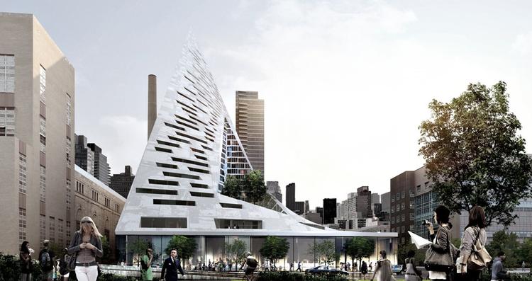 Storby-pyramide. Med udsigt over Hudson-floden skal de danske arkitektfirma BIG nu bygge 80.000 etagemeter lejligheder og butikker. 