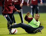 hjemmebane. I Parken er Mathias 'Zanka' Jørgensen på hjemmebane, når han spiller sin tredje landskamp. De første to spillede han i Brøndby (0-1 mod Wales) og Århus (0-0 mod Tjekkiet). 