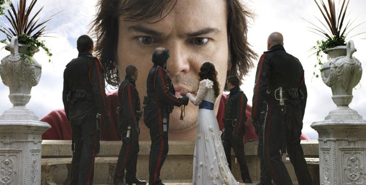 Gulliver. Jack Black giver den gas som Gulliver i 3D-versionen af Gulliver's Travels, men filmen bliver aldrig mere end gennemsnitlig.Foto: Filmcompagniet/PR 