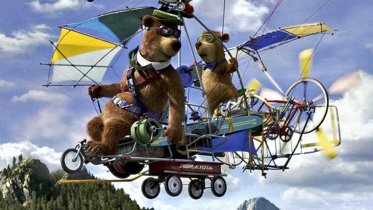 Højt at flyve? Yogi Bear er så dårlig, at det næsten ikke kan beskrives. Foto: Sandrew Metronome 