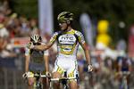 bøllesprinter. Mark Renshaw blev smidt ud af Tour de France, men var med i Post Danmark Rundt, hvor han vandt fjerde etape i 2010. 