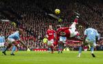 Øjeblikket. 78 minutter inde i opgøret afgjorde Wayne Rooney til Manchester Uniteds fordel. 