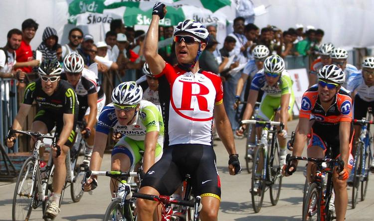 vinderen. I Mumbai var australieren Robert Hunter først over stregen og sikrede Team Radioshack årets anden sejr. 