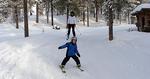 FOKUS. At plove og bremse er det første man lærer på skiskolen. 