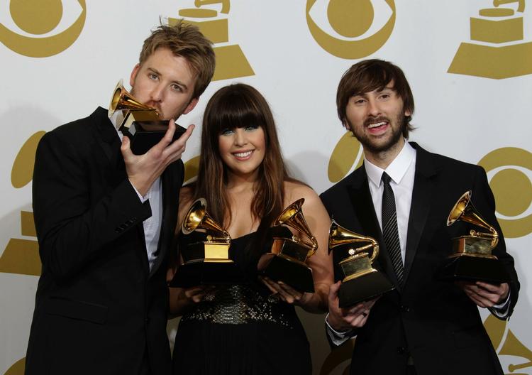 Topscorere. Lady Antebellum løb med flest Grammyer ved prisuddelingen i Los Angeles. 
