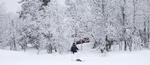 ferietid. Det kan være en kold fornøjelse at være på skiferie i Skandinavien i disse dage. Flere steder ligger krydres lave temperaturer med en frisk vind, og så gælder det om at være på vagt i forhold til at få forfrysninger. Arkivfoto. 