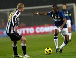 duellen. I søndags formåede Frederik Sørensen at forhindre Samuel Eto'o i at score, da Juventus slot Inter 1-0. 