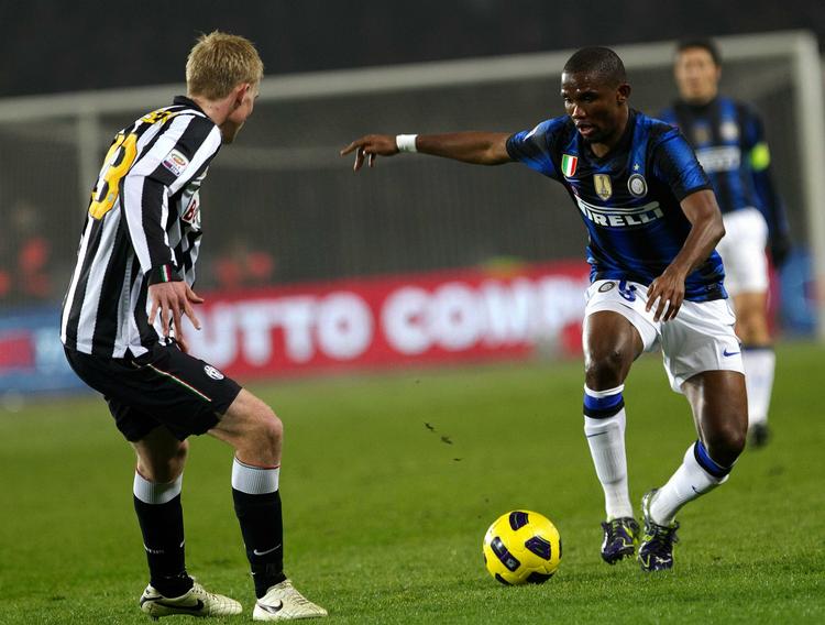 duellen. I søndags formåede Frederik Sørensen at forhindre Samuel Eto'o i at score, da Juventus slot Inter 1-0. 