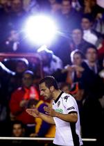 Mål. Roberto Soldado var på pletten mod Schalke. 