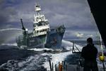 Hvalfanger. Skibet Yushin Maru No. 3 er en del af den japanske hvalfangerflåde. 