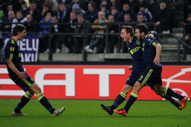 succes. Med et mål og to oplæg var Christian Eriksen helt på toppen i Ajax' sejr over Anderlecht. 