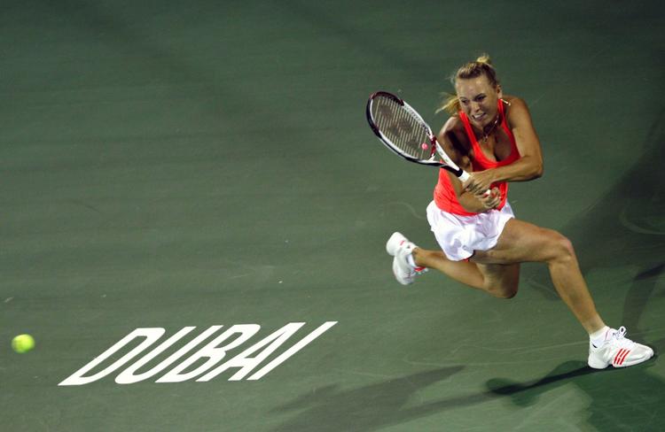 vinderen. Med sin fjerde sejr i det sjette opgør mod Svetlana Kusnetsova blev Caroline Wozniacki vinder af turneringen i Dubai. 