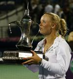 titel. Finalesejren i Dubai var Caroline Wozniackis første turneringssejr i 2011. 