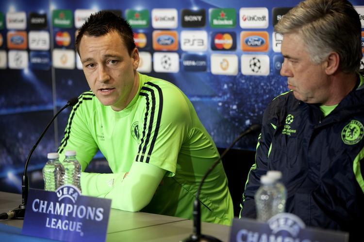 Fremtiden. John Terry vil i CL-finalen på Wembley til maj. 