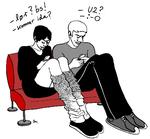 Ungdommen. Borte har taget skriftsprogets ræsonneren. Tilbage er talesprogets følelser, fornemmelser og fordomsfulde værdidomme, skriver ekstern lektor. Tegning: Anne-Marie Steen Petersen. 