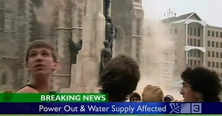 JORDSKÆLV. Christchurch blev tirsdag ramt af et jordskælv, der  målte 6,3 på Richter-skalaen. Rystelserne er blandt andet gået ud over byens katedral. 