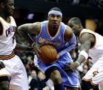 byttehandel. Carmelo Anthony har nu endelig fået sin vilje om et klubskifte. Men der måtte en gigantisk rokade til, før stjernen rykkede til New York Knicks. 