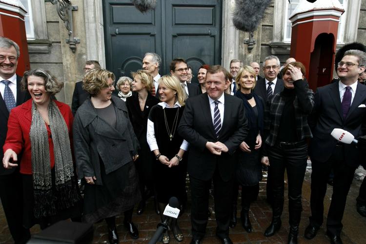 ROKADE. 23. februar 2010 præsenterede Løkke sit nye ministerhold for pressen. 