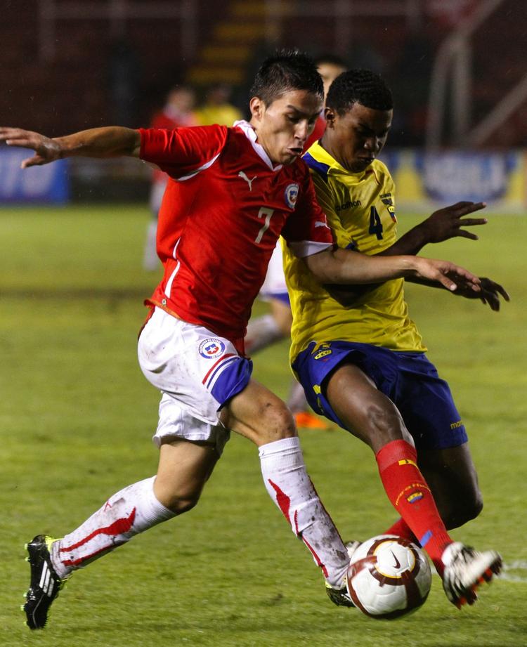 Dobbeltrolle. Bryan Carrasco (t.v.) stod for det mest komiske indslag ved U20 Copa America, som i øvrigt blev vundet af Brasilien. 