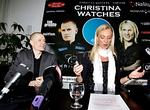 hædret. Tidligere på dagen, havde Michael Rasmussen sammen med Christina Watches offentliggjort en ny sponsor til cykelholdet. Men om aftenen festede den tidligere Tour-stjerne ved et stort cykelshow. 