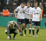 nederlag. AGF tabte i sidste spillerunde 0-3 til OB - og så var det farvel til Superligaen. 