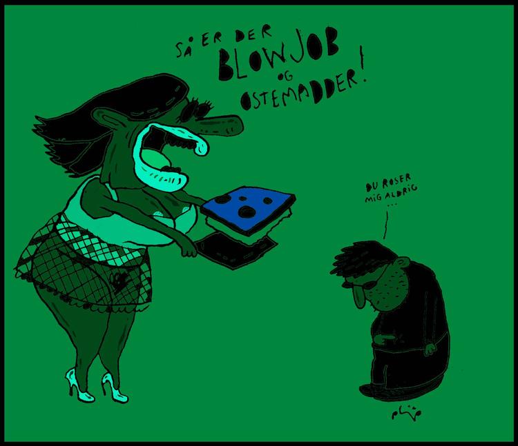 Prioriteter. Dansk forsker kalder det et socialt fænomen.Tegning: Philip Ytournel 