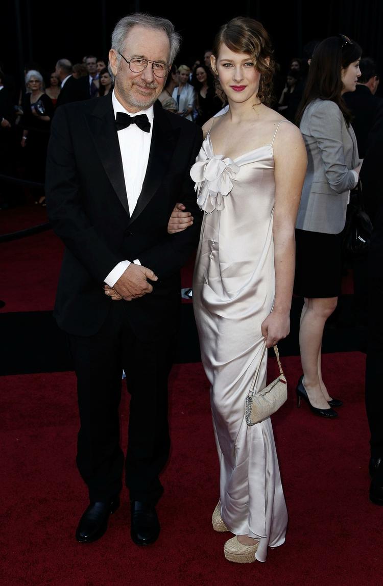 Steven Spielberg med sin datter Destry Allyn Spielberg 