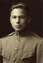 Før. Frank Buckles fotograferet i 1917. Han løj sig ældre for at blive hvervet til Første Verdenskrig. 
