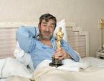 Sådan så gabriel Axel ud, da han vågnede op på Beverly Hilton Hotel 12. april 1988 - morgenen efter, han havde modtaget en Oscar for 'Babettes gæstebud'. 