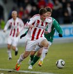 debut. Morten 'Duncan' Rasmussen fik en god debut for AaB mod Silkeborg. 