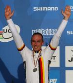 talent. Tyske John Degenkolb jubler over sølvmedaljen, da han i efteråret 2010 deltog i U23-VM. 