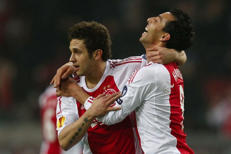 jubel. Fire gange var der anledning til at juble for Ajax-spillerme i hjemmekampen mod AZ. 