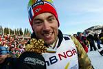Skikongen. Petter Northug lukkede VM i Oslo ved at vinde 50 km-løbet søndag eftermiddag. 