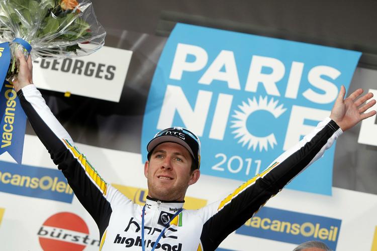 Premiere. Det var første gang Matthew Goss vandt en etape i Paris-Nice, men femte gang i år, han kom først over stregen 