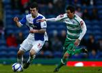 Ud. QPR og Petter Moen (t.h.) blev med 1-0 sendt ud af FA Cuppen af Blackburn for to måneder siden. 